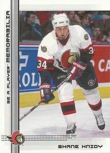 #414 Shane Hnidy - Ottawa Senators - 2000-01 Be a Player Memorabilia Hockey