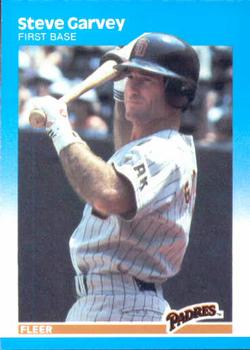 #414 Steve Garvey - San Diego Padres - 1987 Fleer Baseball