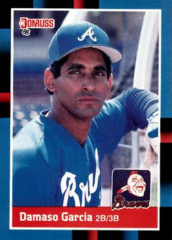 #414 Damaso Garcia - Atlanta Braves - 1988 Donruss Baseball