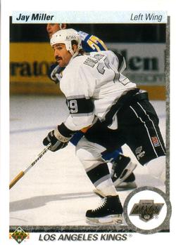 #414 Jay Miller - Los Angeles Kings - 1990-91 Upper Deck Hockey