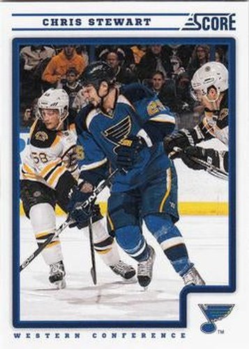 #414 Chris Stewart - St. Louis Blues - 2012-13 Score Hockey