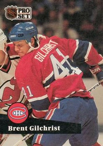 #414 Brent Gilchrist - 1991-92 Pro Set Hockey