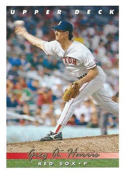 #414 Greg A. Harris - Boston Red Sox - 1993 Upper Deck Baseball