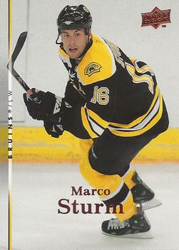 #414 Marco Sturm - Boston Bruins - 2007-08 Upper Deck Hockey