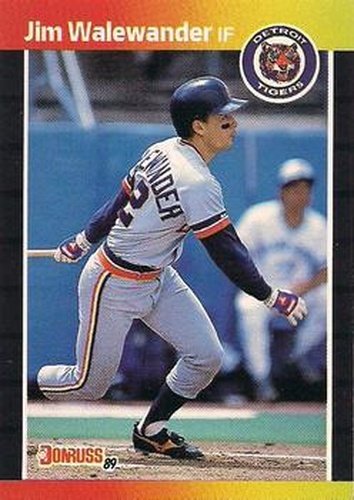 #415 Jim Walewander - Detroit Tigers - 1989 Donruss Baseball