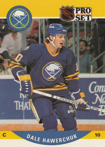 #415 Dale Hawerchuk - Buffalo Sabres - 1990-91 Pro Set Hockey