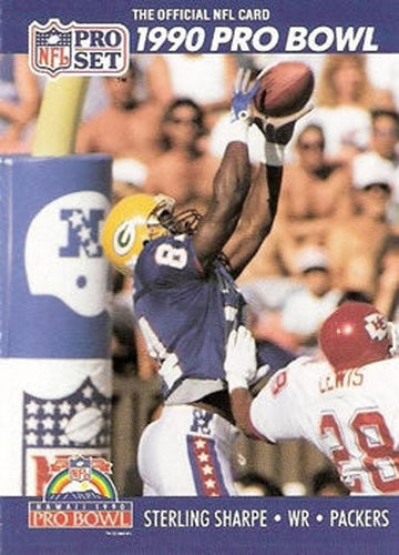 #415 Sterling Sharpe - Green Bay Packers - 1990 Pro Set Football