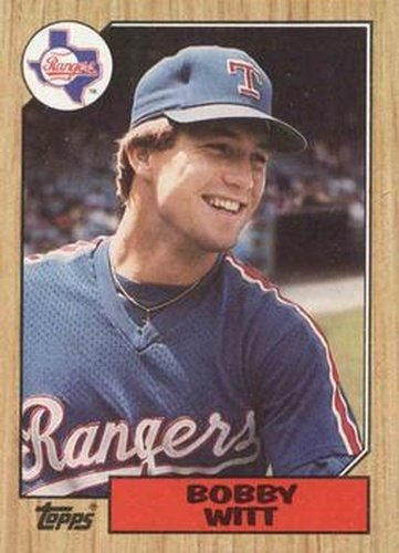 #415 Bobby Witt - Texas Rangers - 1987 Topps Baseball