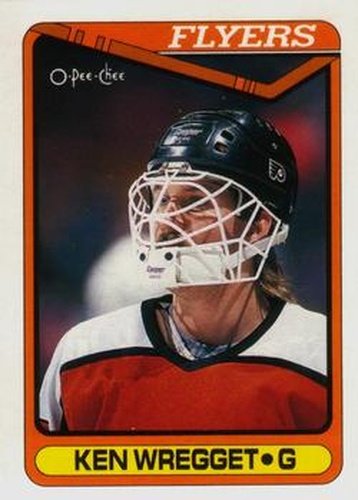 #415 Ken Wregget - Philadelphia Flyers - 1990-91 O-Pee-Chee Hockey