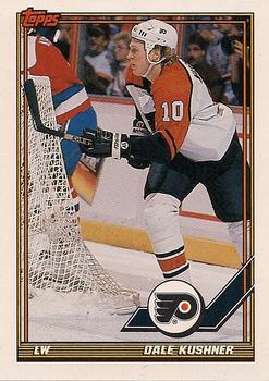 #415 Dale Kushner - Philadelphia Flyers - 1991-92 Topps Hockey