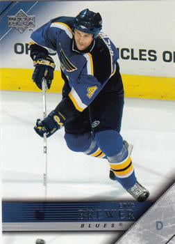 #415 Eric Brewer - St. Louis Blues - 2005-06 Upper Deck Hockey