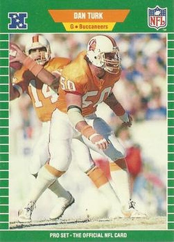 #415 Dan Turk - Tampa Bay Buccaneers - 1989 Pro Set Football