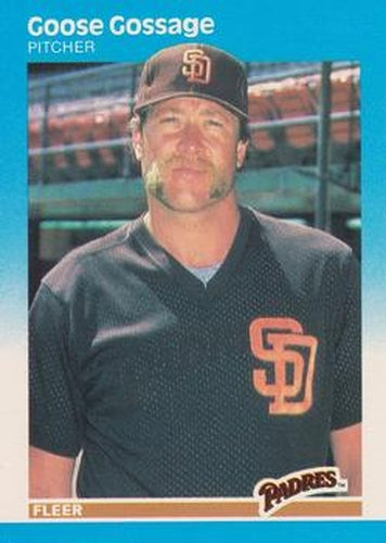 #415 Goose Gossage - San Diego Padres - 1987 Fleer Baseball