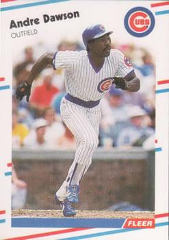 #415 Andre Dawson - Chicago Cubs - 1988 Fleer Baseball