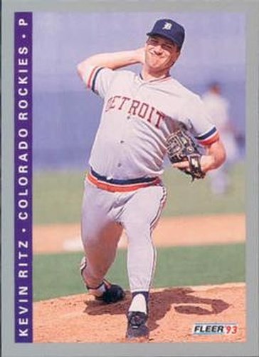 #415 Kevin Ritz - Colorado Rockies - 1993 Fleer Baseball