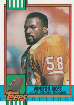 #415 Winston Moss - Tampa Bay Buccaneers - 1990 Topps Football