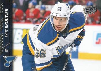#415 Troy Brouwer - St. Louis Blues - 2015-16 Upper Deck Hockey