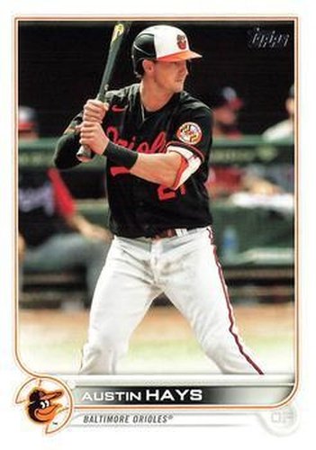 #415 Austin Hays - Baltimore Orioles - 2022 Topps Baseball