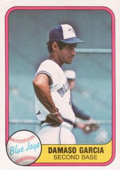 #415 Damaso Garcia - Toronto Blue Jays - 1981 Fleer Baseball
