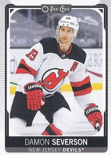 #415 Damon Severson - New Jersey Devils - 2021-22 O-Pee-Chee Hockey