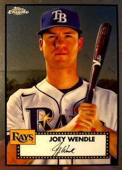 #415 Joey Wendle - Tampa Bay Rays - 2021 Topps Chrome Platinum Anniversary Baseball