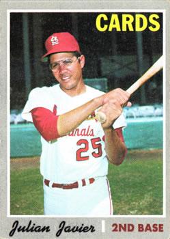 #415 Julian Javier - St. Louis Cardinals - 1970 Topps Baseball