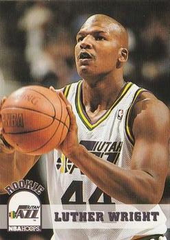#415 Luther Wright - Utah Jazz - 1993-94 Hoops Basketball