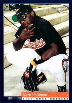 #415 Mark McLemore - Baltimore Orioles -1994 Score Baseball