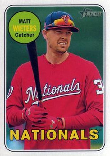 #415 Matt Wieters - Washington Nationals - 2018 Topps Heritage Baseball