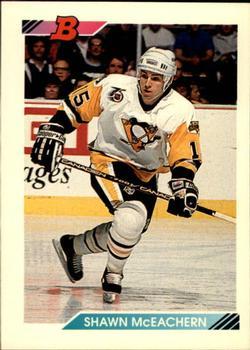 #415 Shawn McEachern - Pittsburgh Penguins - 1992-93 Bowman Hockey