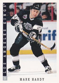 #415 Mark Hardy - Los Angeles Kings - 1993-94 Score Canadian Hockey