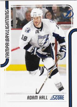 #415 Adam Hall - Tampa Bay Lightning - 2011-12 Score Hockey