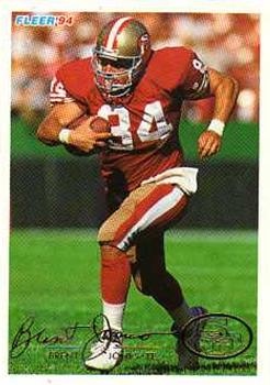 #415 Brent Jones - San Francisco 49ers - 1994 Fleer Football