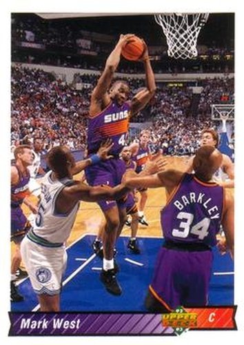 #415 Mark West - Phoenix Suns - 1992-93 Upper Deck Basketball