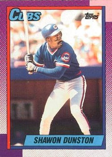 #415 Shawon Dunston - Chicago Cubs - 1990 O-Pee-Chee Baseball