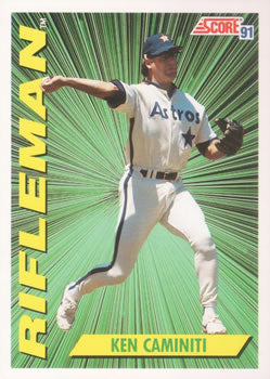 #415 Ken Caminiti - Houston Astros - 1991 Score Baseball