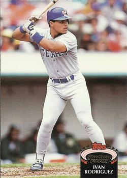 #415 Ivan Rodriguez - Texas Rangers - 1992 Stadium Club Baseball