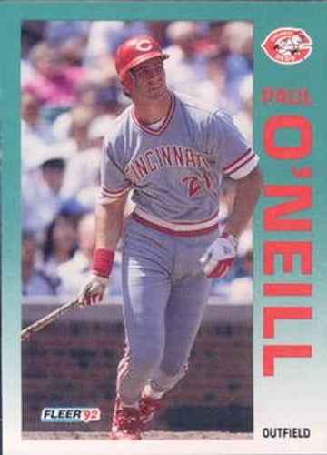 #415 Paul O'Neill - Cincinnati Reds - 1992 Fleer Baseball