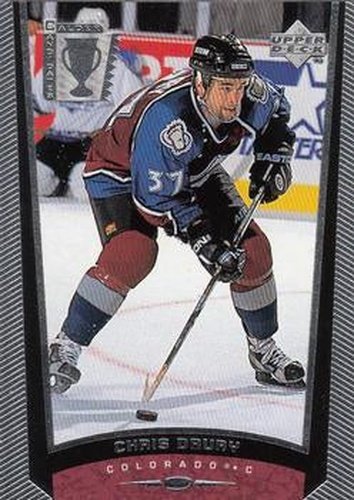 #415 Chris Drury - Colorado Avalanche - 1998-99 Upper Deck Hockey