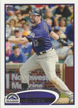 #416 Todd Helton - Colorado Rockies - 2012 Topps Baseball