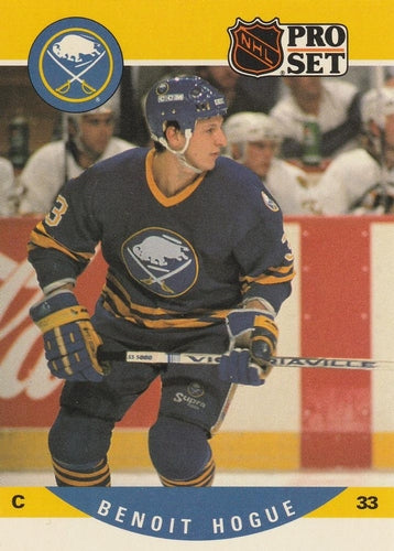 #416 Benoit Hogue - Buffalo Sabres - 1990-91 Pro Set Hockey