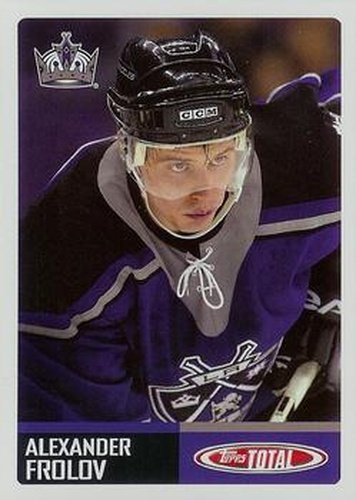 #416 Alexander Frolov - Los Angeles Kings - 2002-03 Topps Total Hockey