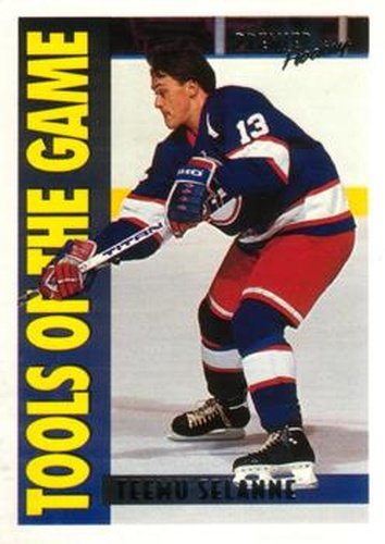#416 Teemu Selanne - Winnipeg Jets - 1994-95 O-Pee-Chee Premier Hockey