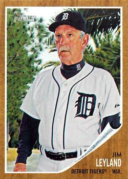 #416 Jim Leyland - Detroit Tigers - 2011 Topps Heritage Baseball