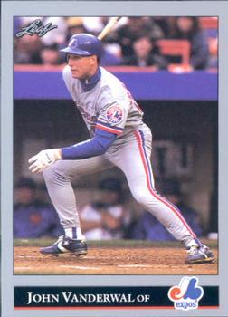 #416 John Vander Wal - Montreal Expos - 1992 Leaf Baseball