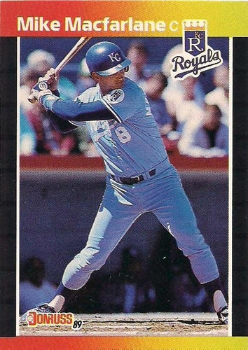 #416 Mike Macfarlane - Kansas City Royals - 1989 Donruss Baseball