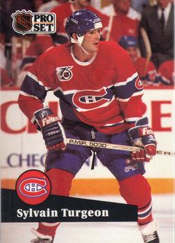 #416 Sylvain Turgeon - 1991-92 Pro Set Hockey