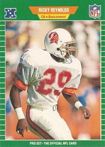 #416 Ricky Reynolds - Tampa Bay Buccaneers - 1989 Pro Set Football