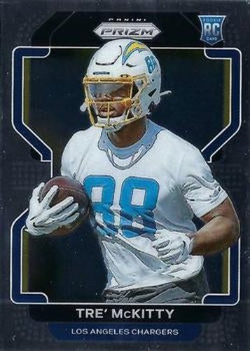 #416 Tre' McKitty - Los Angeles Chargers - 2021 Panini Prizm Football