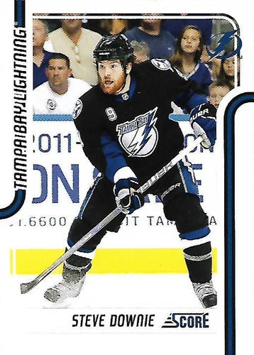 #416 Steve Downie - Tampa Bay Lightning - 2011-12 Score Hockey
